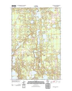 White Fish Lake 2013 topographic map thumbnail