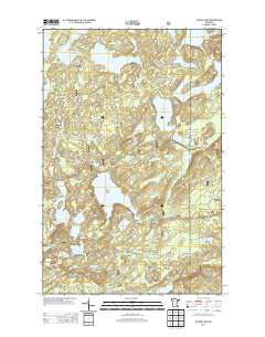 Wilson Lake 2013 topographic map thumbnail