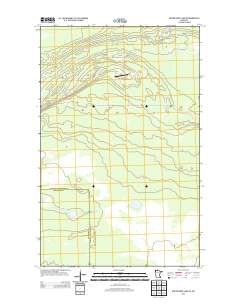 Winter Road Lake SW 2013 topographic map thumbnail