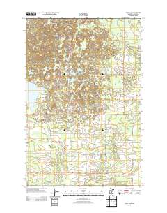 Wolf Lake 2013 topographic map thumbnail