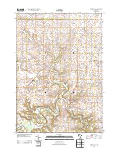 Zumbro Falls 2013 topographic map thumbnail