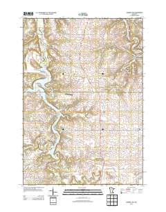 Zumbro Lake 2013 topographic map thumbnail