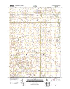Blooming Prairie 2013 topographic map thumbnail