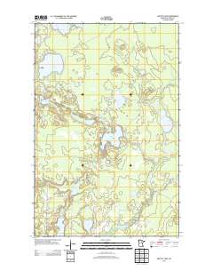 Hartley Lake 2013 topographic map thumbnail