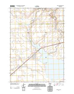 Heron Lake 2013 topographic map thumbnail