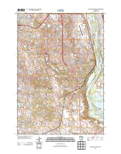 Inver Grove Heights 2013 topographic map thumbnail