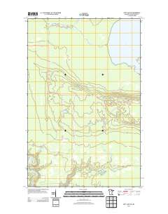 Nett Lake SW 2013 topographic map thumbnail