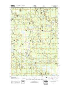 Nushka Lake 2013 topographic map thumbnail