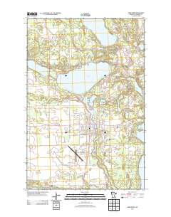 Park Rapids 2013 topographic map thumbnail