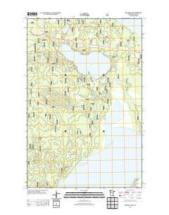 Portage Lake 2013 topographic map thumbnail