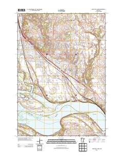 Saint Paul Park 2013 topographic map thumbnail