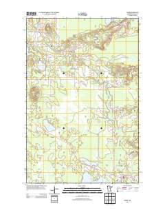 Warba 2013 topographic map thumbnail