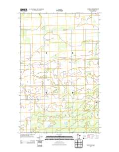 Warroad SW 2013 topographic map thumbnail