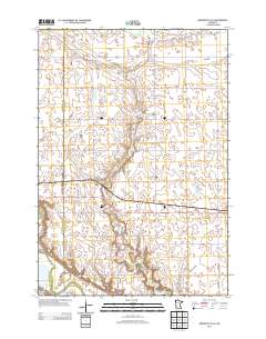 Minnesota Falls 2013 topographic map thumbnail