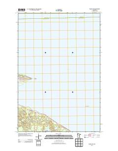 Onamia NW 2013 topographic map thumbnail