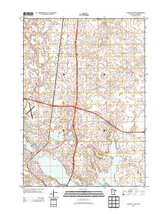 Albert Lea East 2013 topographic map thumbnail