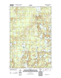Anderson Lake 2013 topographic map thumbnail