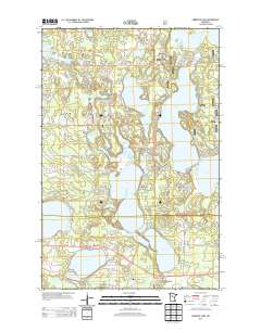 Andrusia Lake 2013 topographic map thumbnail