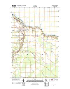 Baudette 2013 topographic map thumbnail