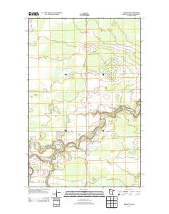 Baudette SE 2013 topographic map thumbnail