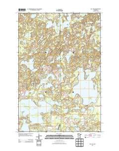 Bay Lake 2013 topographic map thumbnail
