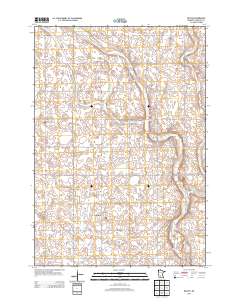 Bechyn 2013 topographic map thumbnail