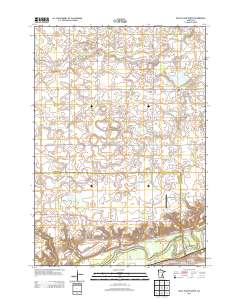 Belle Plaine North 2013 topographic map thumbnail