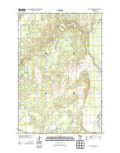 Belle Prairie NW 2013 topographic map thumbnail