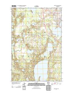 Bemidji West 2013 topographic map thumbnail