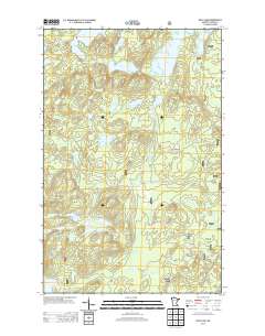 Beth Lake 2013 topographic map thumbnail