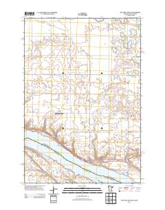 Big Stone Lake East 2013 topographic map thumbnail