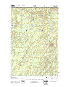 Bird Lake 2013 topographic map thumbnail
