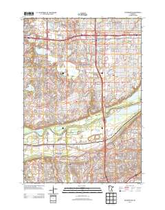 Bloomington 2013 topographic map thumbnail