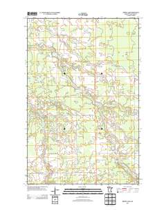 Borden Lake 2013 topographic map thumbnail