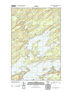 Boulder Lake Reservoir 2013 topographic map thumbnail