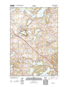 Brandon 2013 topographic map thumbnail