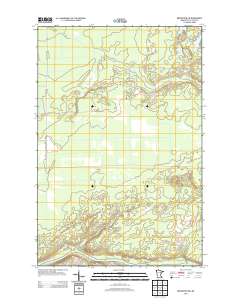 Brookston NW 2013 topographic map thumbnail
