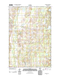 Browerville 2013 topographic map thumbnail