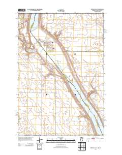 Browns Valley 2013 topographic map thumbnail