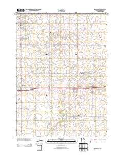 Brownsdale 2013 topographic map thumbnail