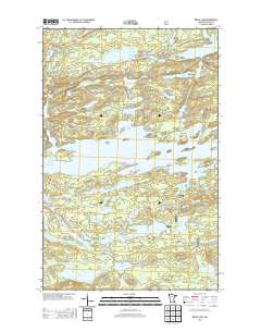 Brule Lake 2013 topographic map thumbnail