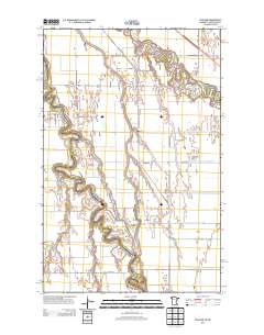 Bygland 2013 topographic map thumbnail