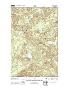 Cabin Lake 2013 topographic map thumbnail