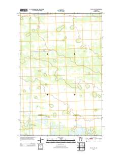 Cahill Lake 2013 topographic map thumbnail