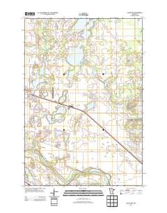 Clear Lake 2013 topographic map thumbnail