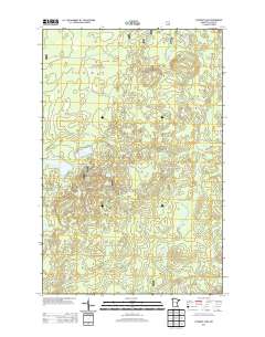 Cloquet Lake 2013 topographic map thumbnail