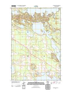 Cohasset West 2013 topographic map thumbnail