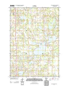 Coon Lake Beach 2013 topographic map thumbnail