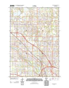 Coon Rapids 2013 topographic map thumbnail