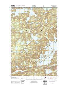 Crab Lake 2013 topographic map thumbnail